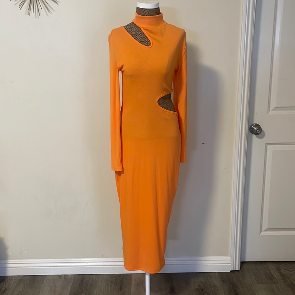 Never used Orange Dress